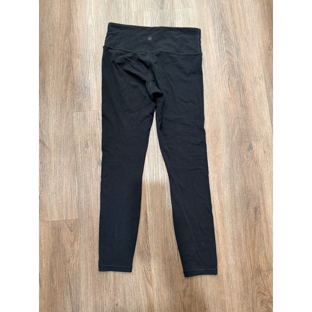 Athleta Elation 7/8‎ Tight Womens Small Black Yoga Leggings High Rise RN 54023